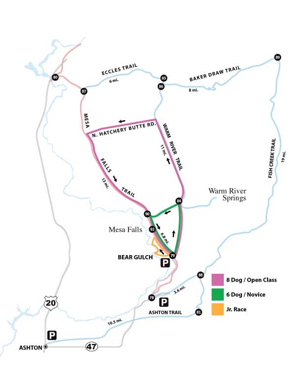 Bear Gulch Trail Map