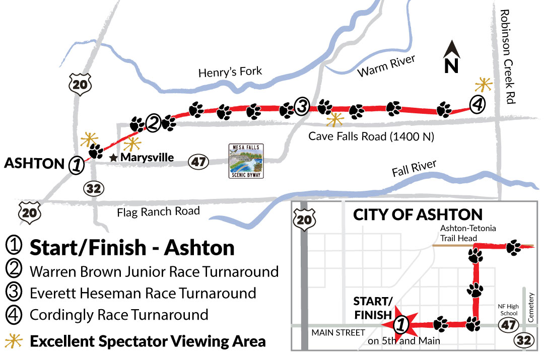 2025 Dog Derby Map